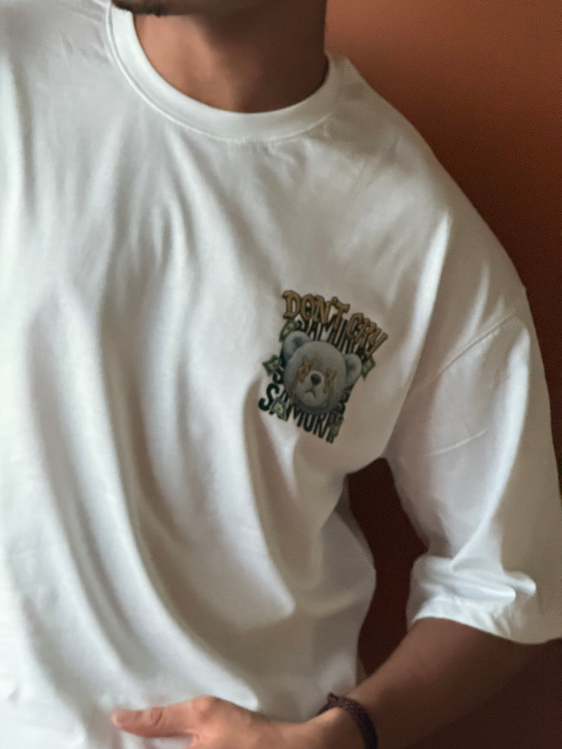 Don’t Cry | Oversized Unisex Printed Tees | Streetwear