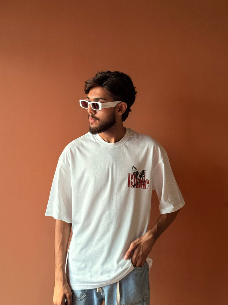 Rhude | Oversized Unisex Printed Tees | Streetwear