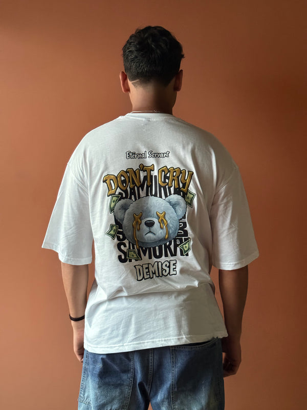 Don’t Cry | Oversized Unisex Printed Tees | Streetwear