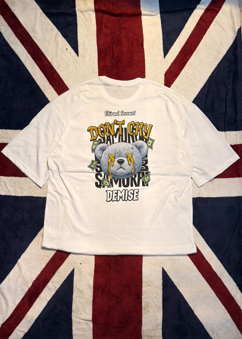 Don’t Cry | Oversized Unisex Printed Tees | Streetwear