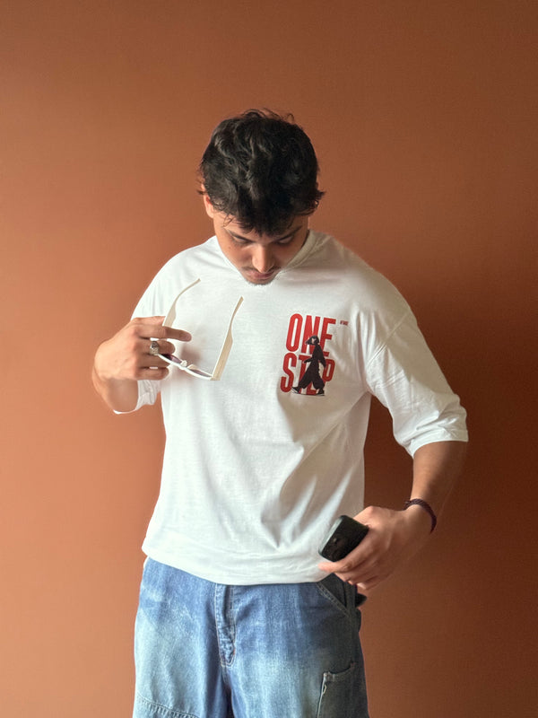 One Stop | Oversized Unisex Printed Tees | Streetwear