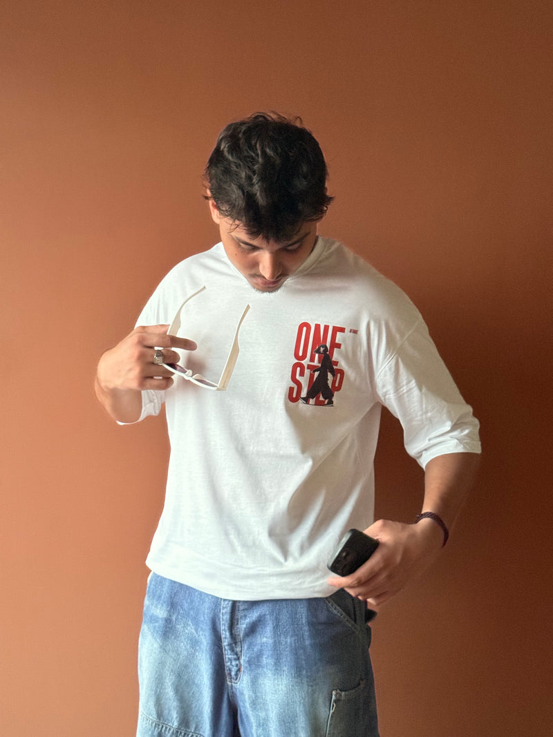 One Stop | Oversized Unisex Printed Tees | Streetwear