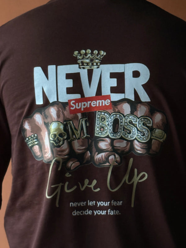 Supreme Boss | Oversized Unisex Printed Tees | Streetwear