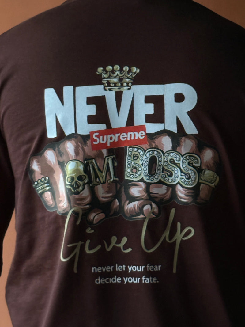 Supreme Boss | Oversized Unisex Printed Tees | Streetwear