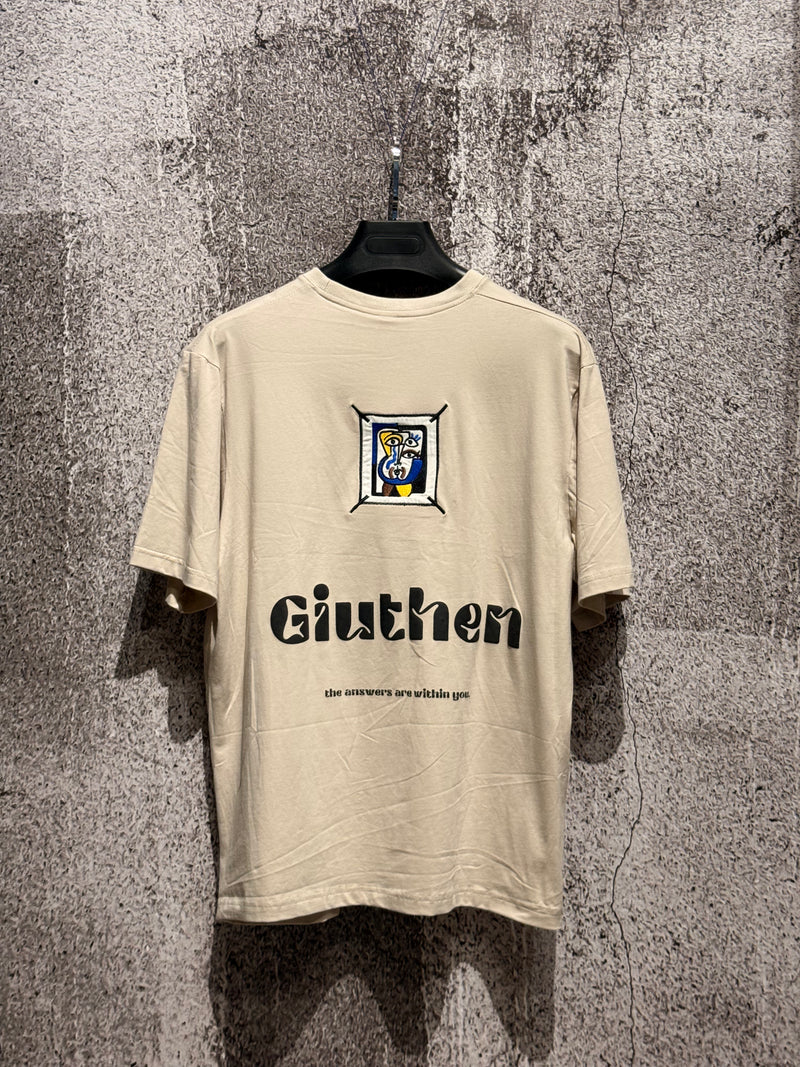Giuthen| Unisex Down Shoulder Tees | Streetwear
