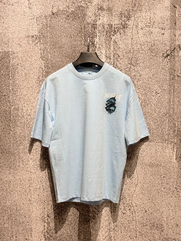 Heycrps | Oversized Unisex Printed Tees | Streetwear