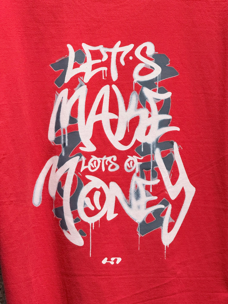 Lets Make Money| Oversized Unisex Printed Tees | Streetwear
