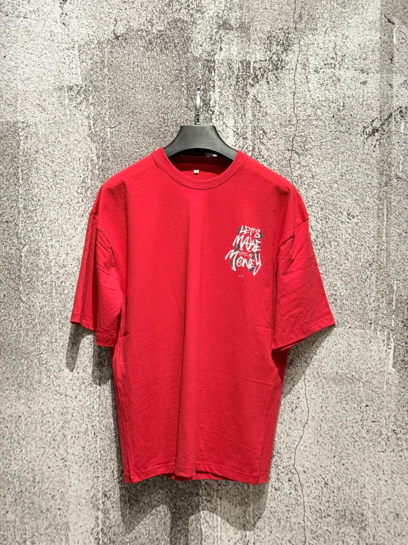 Lets Make Money| Oversized Unisex Printed Tees | Streetwear